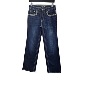 Evolve Denim New York Embellished Bootcut Jeans Women's Size 5 Dark Wash